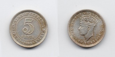 5 cêntimos 1943