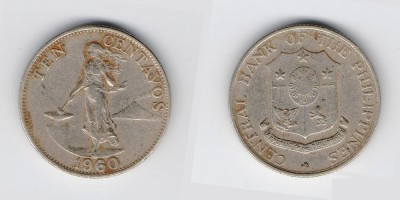 10 centavos 1960