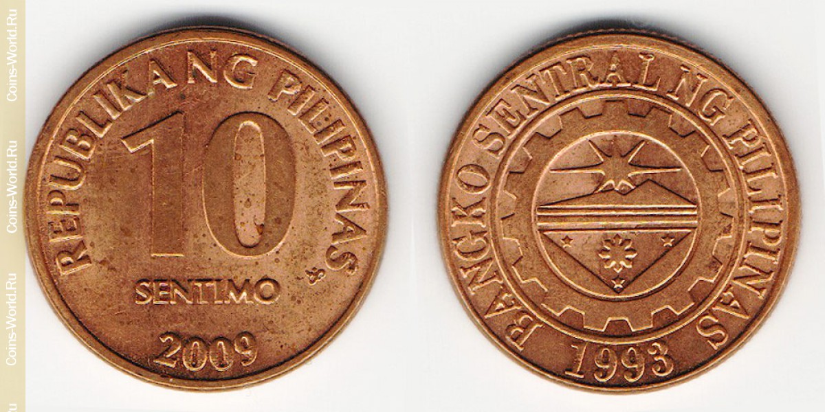 10 céntimos 2009 Filipinas