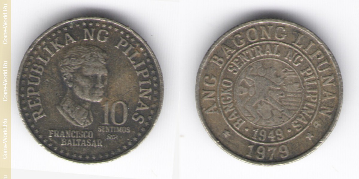 10 céntimos 1979 Filipinas