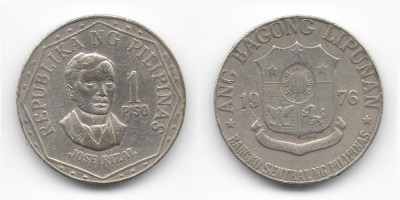 1 peso 1976