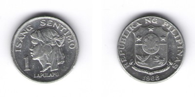 1 céntimo 1968
