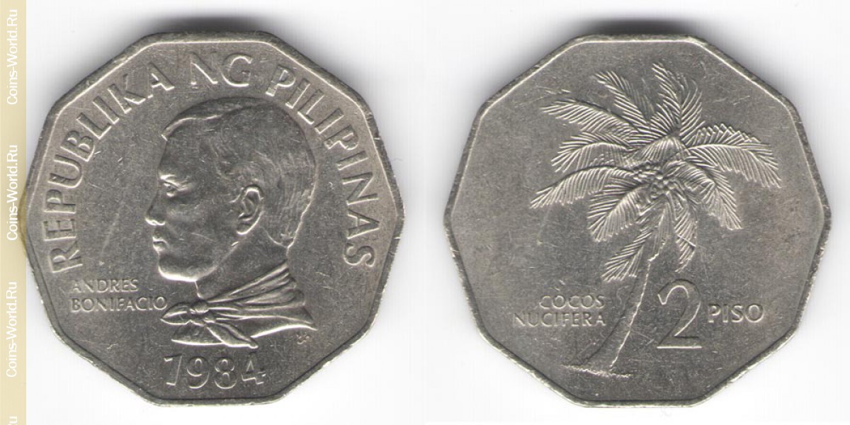 2 Peso 1984 Philippinen