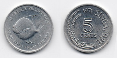 5 центов 1971 года