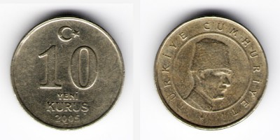 10 novo kurus 2005