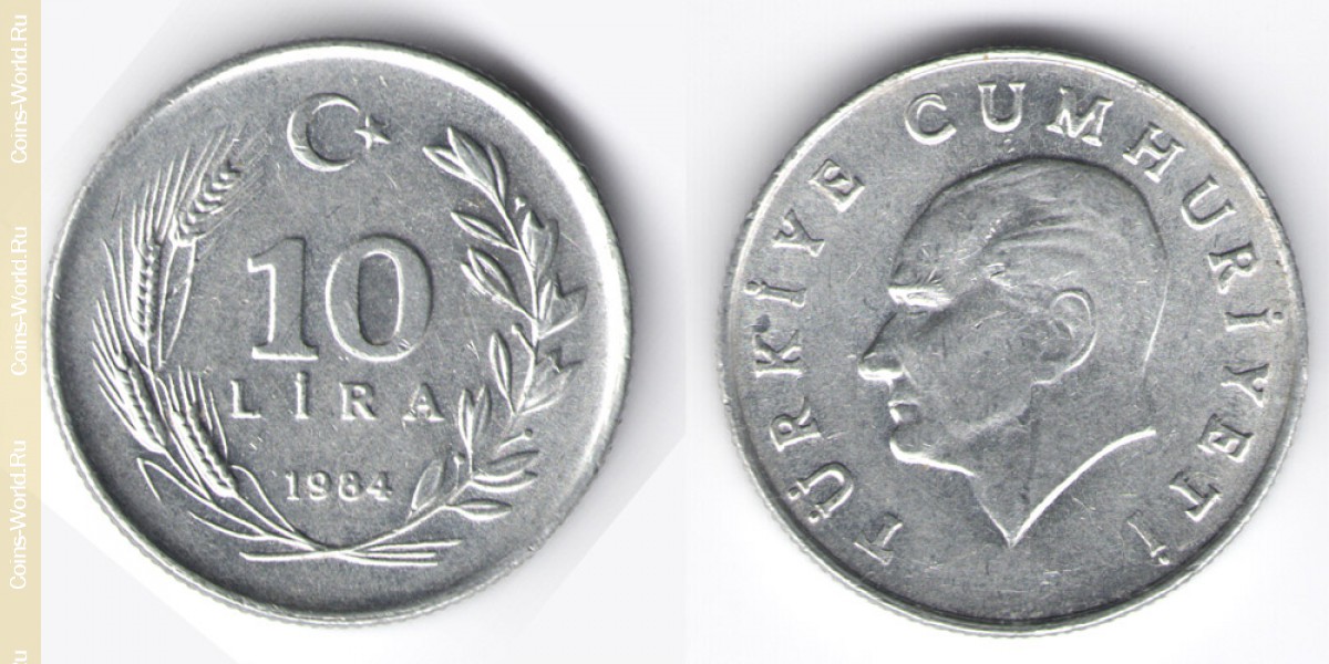 10 lira 1984 Turkey