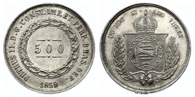 500 réis 1859