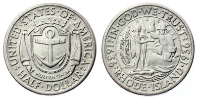 ½ доллара 1936 года