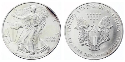 1 доллар 1996 года