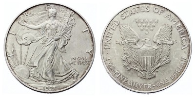1 dólar 1997