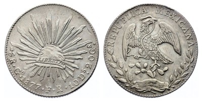 8 reales 1887 Go