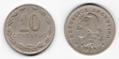 10 centavos 1936