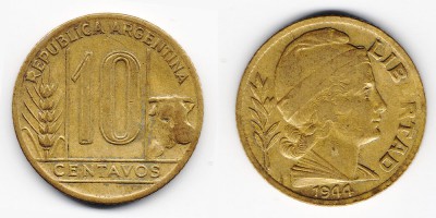 10 centavos 1944