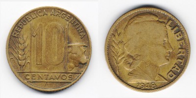 10 centavos 1948