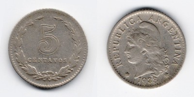 5 centavos 1938