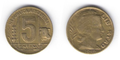 5 centavos 1948