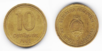 10 centavos 1992