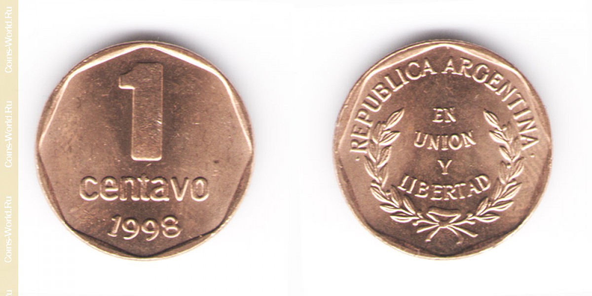1 centavo 1998, Argentina