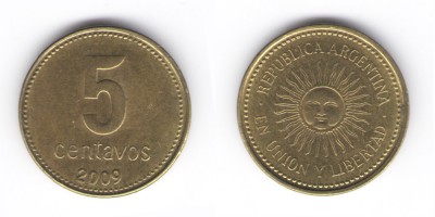 5 centavos 2009