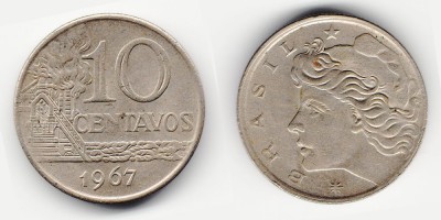10 centavos 1967