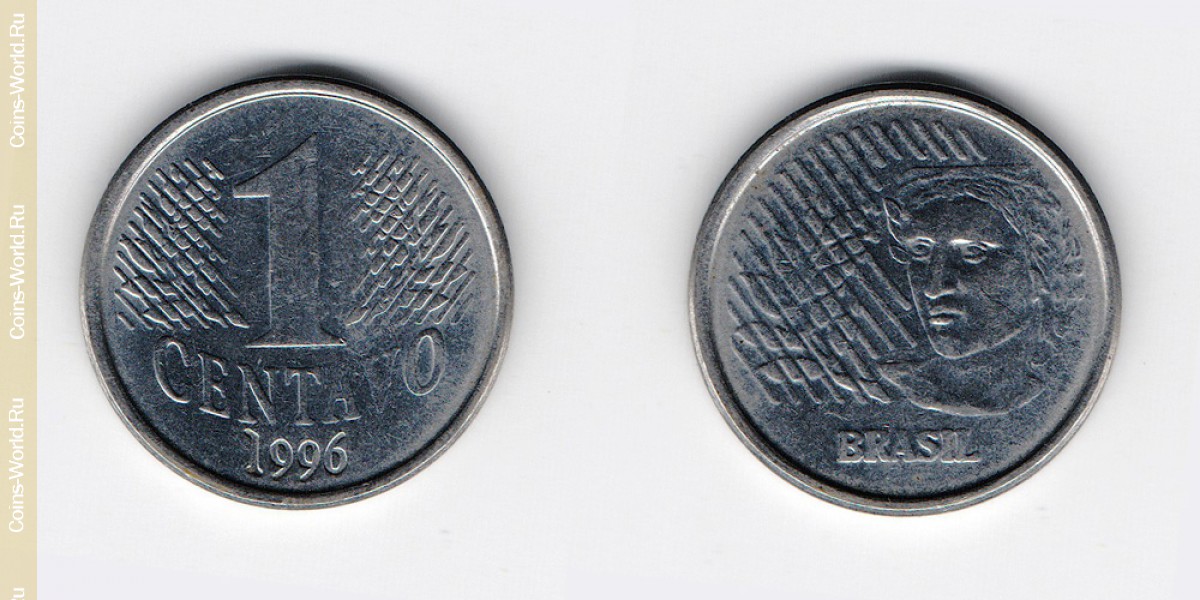 1 centavo 1996, o Brasil