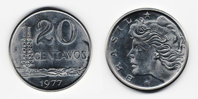 20 centavos 1977