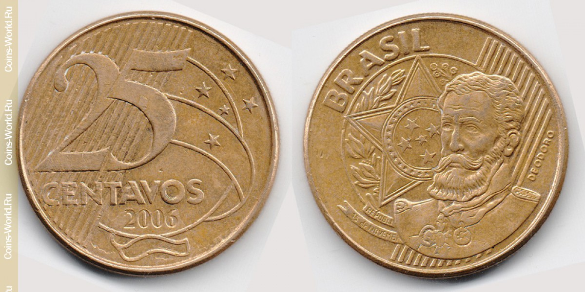 25 Centavos 2006 Brasilien