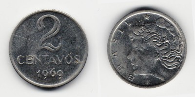 2 centavos 1969