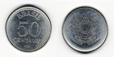 50 сентаво 1986 года