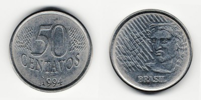 50 сентаво 1994 года