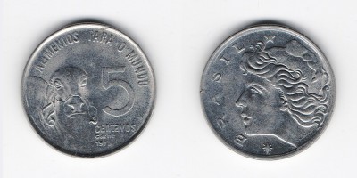 5 centavos 1975