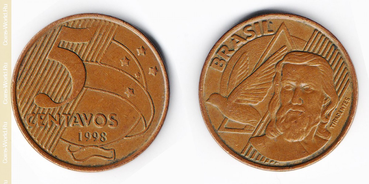 5 centavos 1998 Brasil