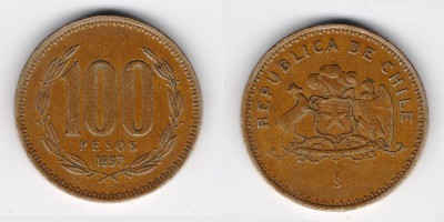 100 pesos 1997