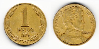 1 песо 1979 года