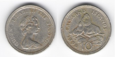10 pence 1998
