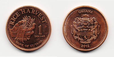 1 доллар 2012 года