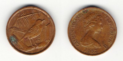 1 цент 1982 года