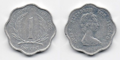 1 цент 2000 года