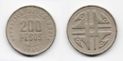 200 песо 1995 года