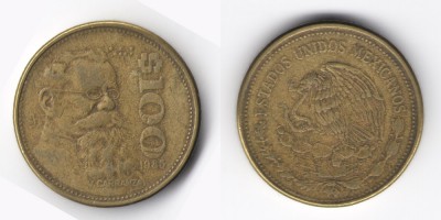 100 pesos 1985
