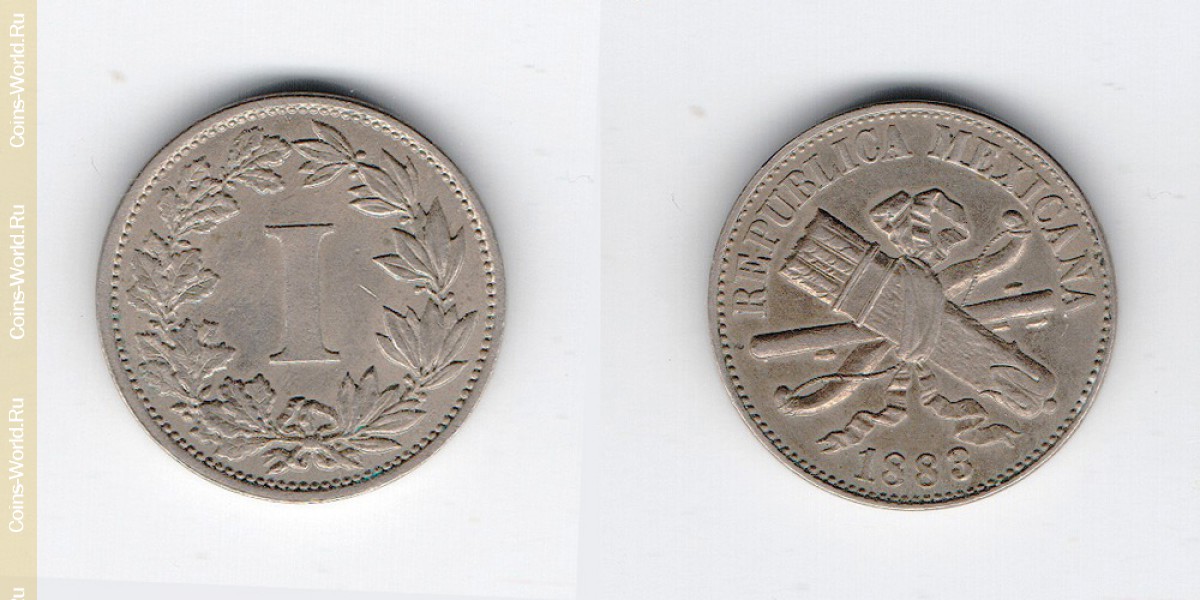 1 centavo 1883, México