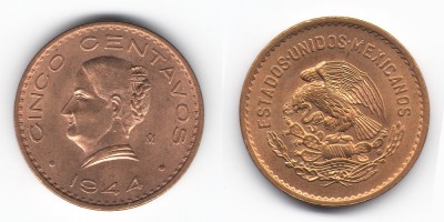 5 centavos 1944