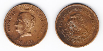 5 centavos, 1945