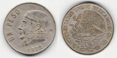 1 песо 1972 года