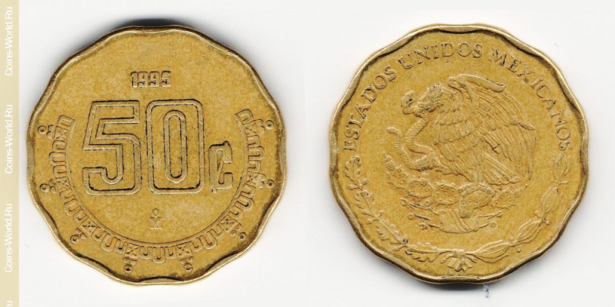 50 centavos 1995, Mexico