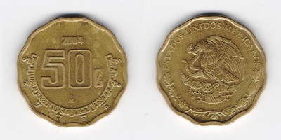 50 сентаво 2004 года