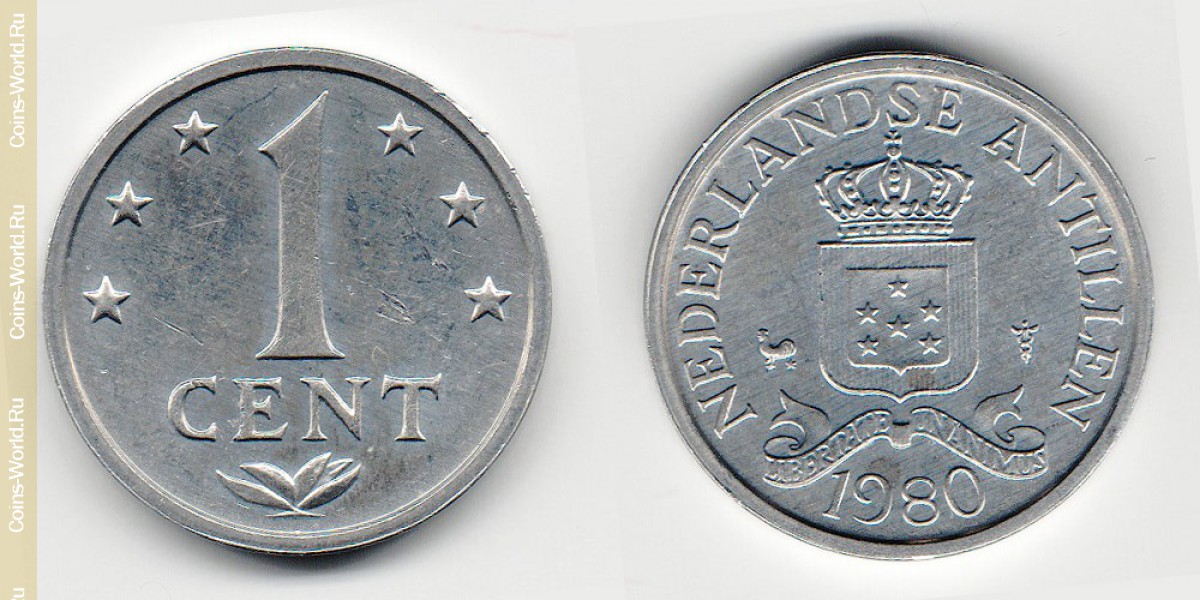 1 centavo 1980 Antillas Holandesas