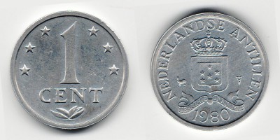 1 цент 1980 года
