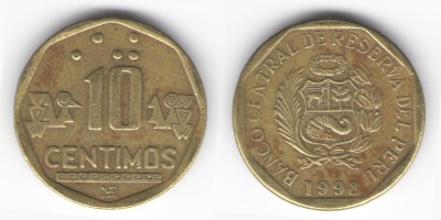 10 Centimes 1998