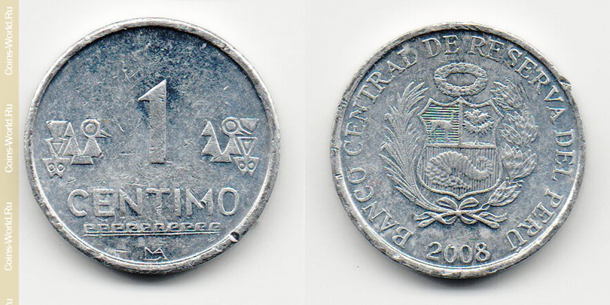 1 céntimo 2008, Perú